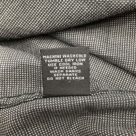 Ezekiel Mens Short Sleeve‎ Button Up Shirt Black Size Large NWT - Picture 8 of 8